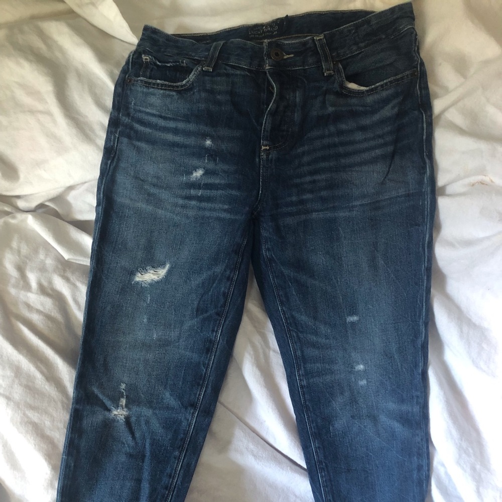 Lucky Brand “Lucky You” Sienna Slim Boyfriend jeans size 0/25